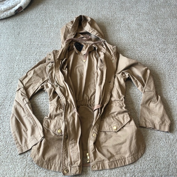 Love Tree Jackets & Blazers - Light Tan Jacket with cinched waist